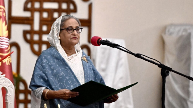 La Première ministre du Bangladesh, Sheikh Hasina.