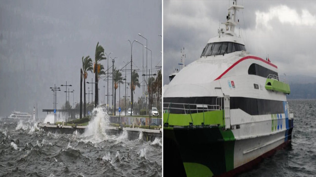 Deniz ulaşımına fırtına engeli: İşte olumsuz hava koşulları nedeniyle iptal edilen seferler