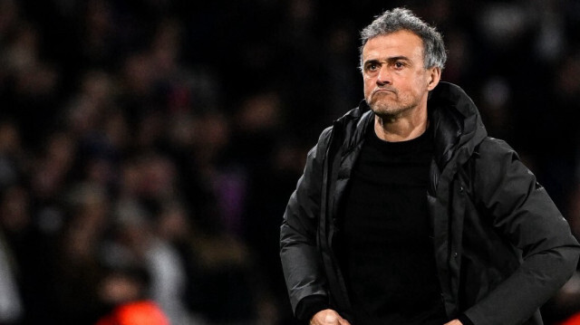 L'entraîneur espagnol du club français du Paris Saint-Germain, Luis Enrique.