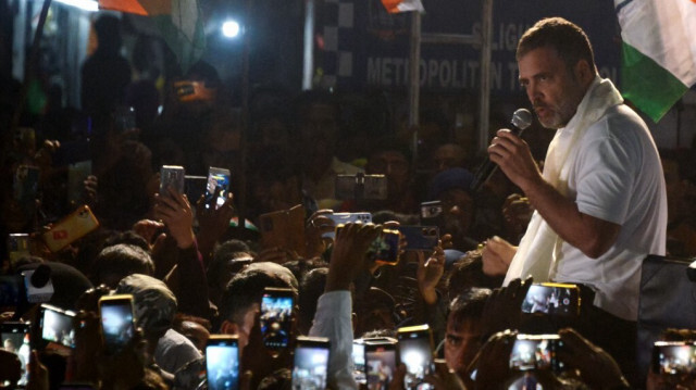 Le chef du parti du Congrès indien, Rahul Gandhi.