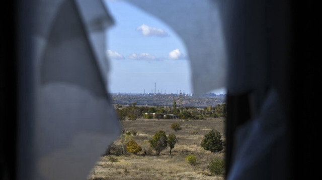 Vue de l'usine de coke et de produits chimiques d'Avdiivka, dans la ville d'Avdiivka, sur la ligne de front, le 18 octobre 2023, dans le cadre de l'action militaire russe en cours en Ukraine.