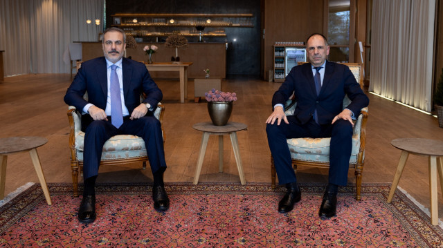 Dışişleri Bakanı Hakan Fidan ve Yunanistan Dışişleri Bakanı Georgios Gerapetritis