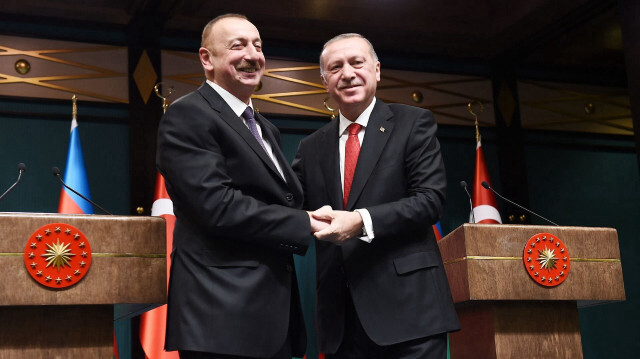Azerbaycan Cumhurbaşkanı Aliyev - Cumhurbaşkanı Erdoğan