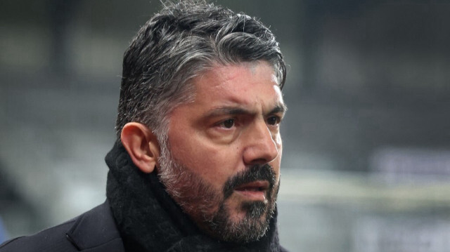 L'entraîneur-chef italien de Marseillle, Gennaro Gattuso.