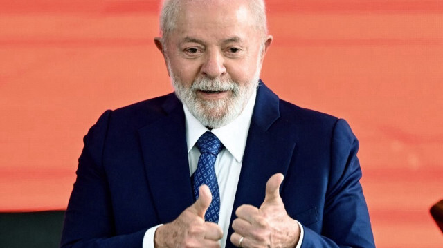 Le président de la République fédérative du Brésil, Luiz Inácio Lula da Silva.
