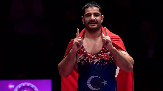 Turkish wrestler Taha Akgul 