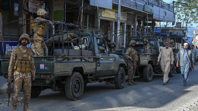 Les troupes de l'armée du Pakistan.