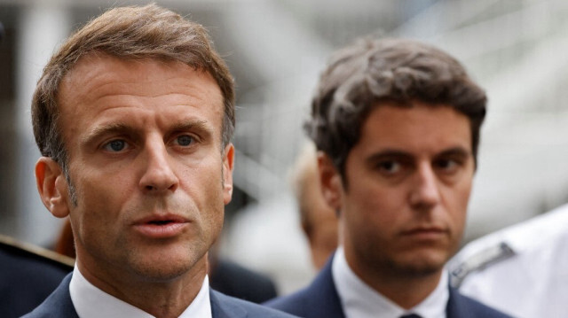 Le président français, Emmanuel macron et son Premier ministre, Gabriel Attal.