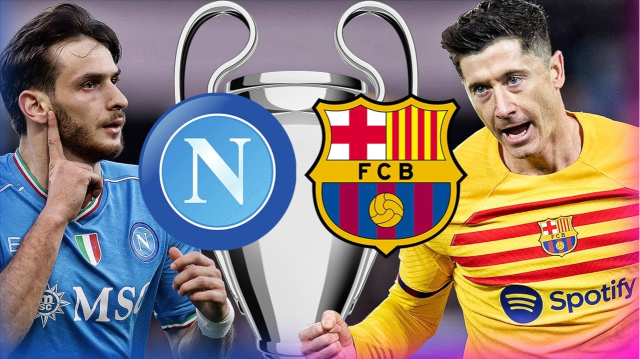 UEFA Şampiyonlar Ligi Son 16 Turu ilk maçında Napoli evinde Barcelona’yı konuk ediyor. 