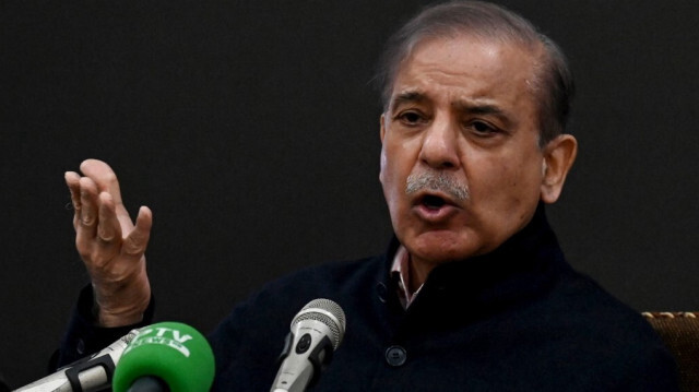 Le chef du parti de la Ligue musulmane pakistanaise-Nawaz (PML-N) Shehbaz Sharif.