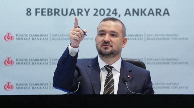Глава ЦБ Турции Фатих Карахан выступает на первом в этом году заседании в Анкаре, Турция, 8 февраля 2024 года.