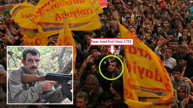PKK'nın sözde sorumlularından terörist Murat Ateş Suriye'de öldürüldü.
