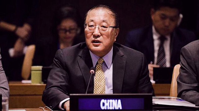 L'Ambassadeur de Chine auprès de l'ONU: "il est grand temps de mettre en œuvre la solution à deux États par des mesures concrètes et d'assurer l'adhésion à part entière de la Palestine à l'ONU".