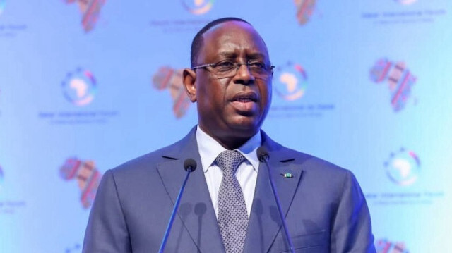 Le Président du Sénégal, Macky Sall, lors du Forum International de Dakar le 28 novembre 2023.