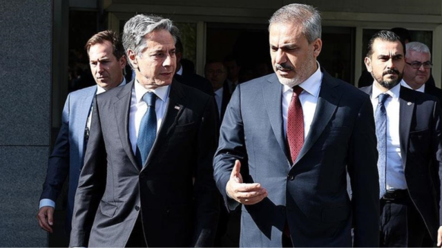 Top Turkish, US Diplomats Discuss Ensuring Full Cease-fire In Gaza 'as ...