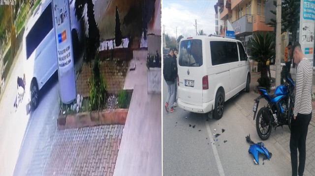 Antalya'da korkutan kaza: Bir kişi yaralandı 