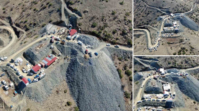 Elazığ'ın Palu ilçesinde maden ocağında göçük