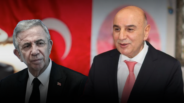 Cumhur İttifakı Ankara adayı Turgut Altınok ve  Mansur Yavaş