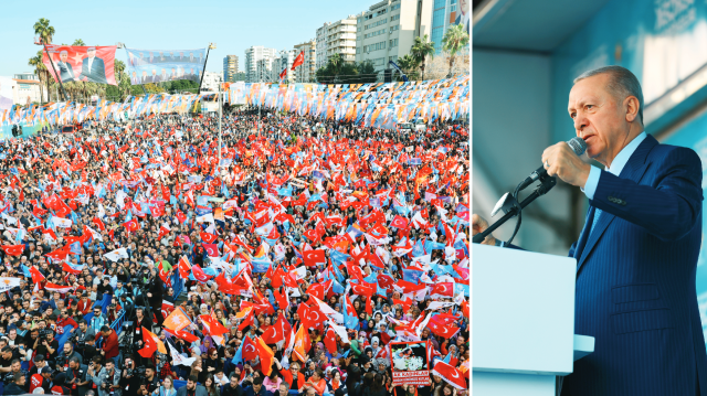  Cumhurbaşkanı Recep Tayyip Erdoğan, Adana İstasyon Meydanı'nda 75 bin kişiye hitap etti.