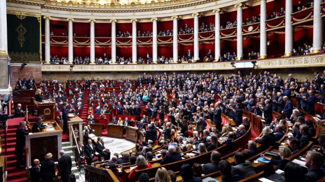 L'Assemblée nationale française, située à Paris en France.