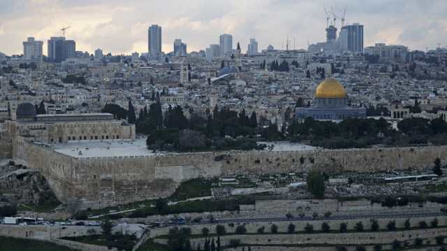 L'enceinte de la mosquée Al-Aqsa et de son dôme du Rocher dans la vieille ville de Palestine, le 20 février 2024.