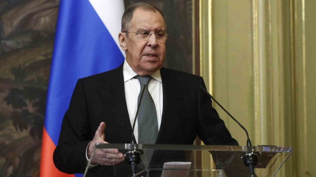 Le ministre russe des Affaires étrangères, M. Sergeï Lavrov.