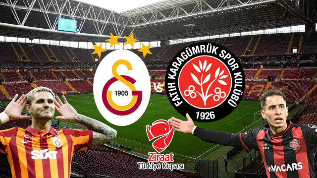 Ziraat Türkiye Kupası çeyrek finalinde Galatasaray evinde Fatih Karagümrük’ü konuk ediyor. 