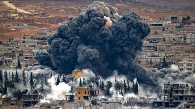 Suriye'de hava saldırısı (Foto: Arşiv)