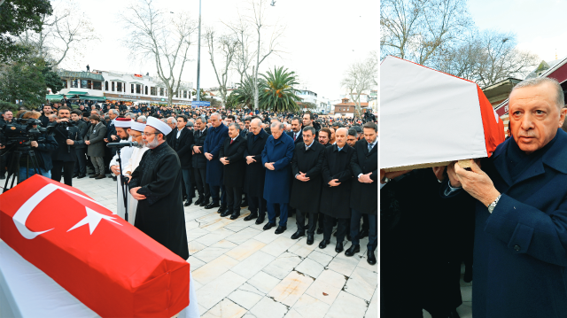 Alev Alatlı, dün Eyüp Sultan Camisi'nde kılınan cenaze namazının ardından son yolculuğuna uğurlandı.