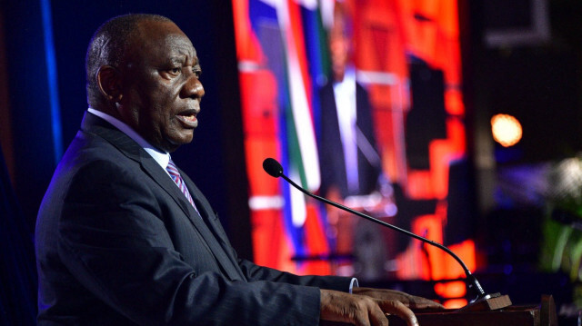 Président de l'Afrique du Sud, Cyril Ramaphosa.