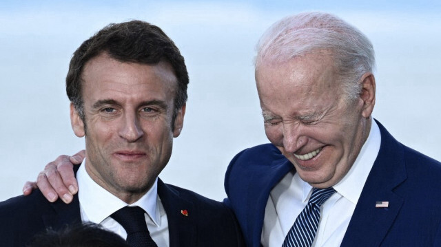 Le président français, Emmanuel Macron et son homologue américain, Joe Biden.