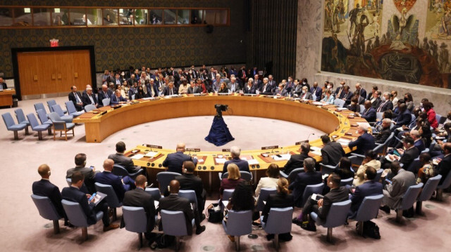 Un projet de résolution appelant à s'abstenir de priver les civils de Gaza de services essentiels et des aides humanitaires n'a pas réussi à obtenir l'approbation de la mission permanente des États-Unis auprès de l'ONU, le 29 février 2024.