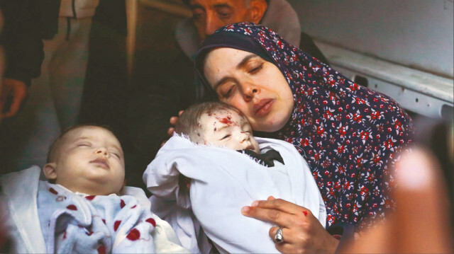 10 senedir bebek sahip olmak için tedavi gören Filistinli anne ve eşi, 3 aylık ikizlerini İsrail saldırısına yitirdi.