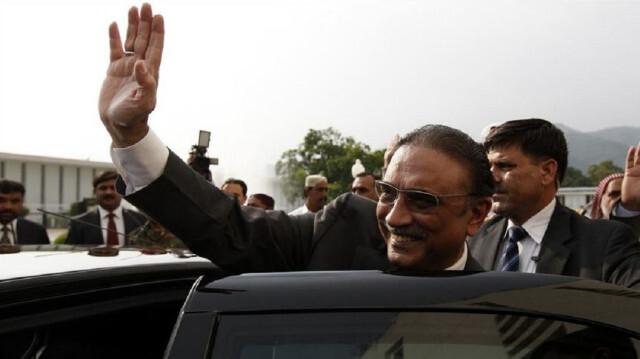 Pakistan's newly-elected President Asif Ali Zardari