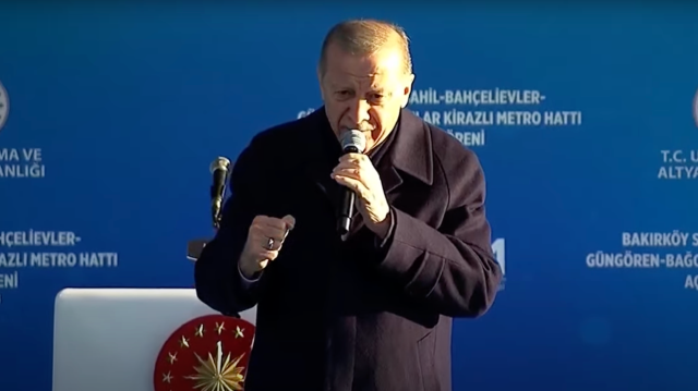 Cumhurbaşkanı Recep Tayyip Erdoğan.