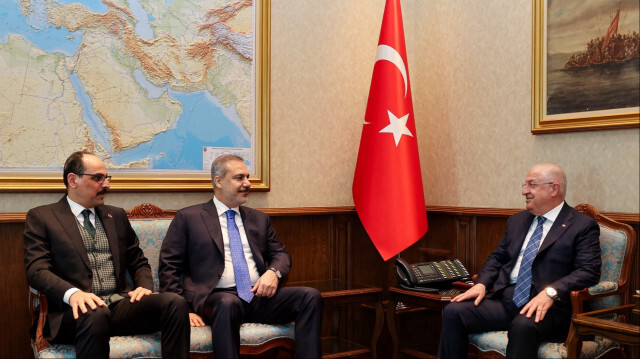 MİT Başkanı İbrahim Kalın- Dışişleri Bakanı Hakan Fidan-Milli Savunma Bakanı Yaşar Güler