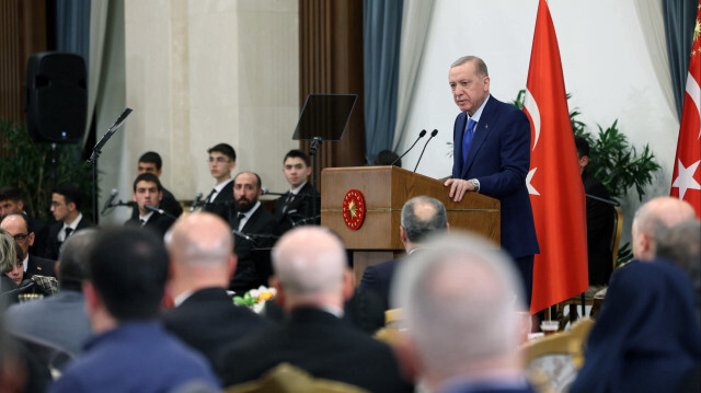 Cumhurbaşkanı Erdoğan, şehit aileleri ile iftar programında bir araya geldi.