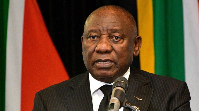 Le Président sud-africain Cyril Ramaphosa.