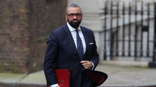 Le ministre de l’Intérieur du Royaume-Uni, James Cleverly.
