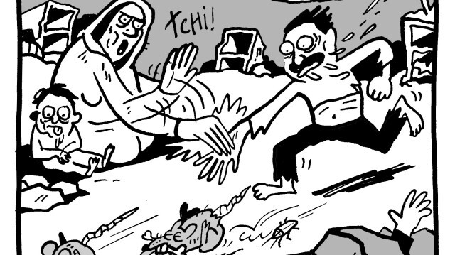 La caricature polémique de la déssinatrice Corinne Rey, alis Coco, publiée le 11 mars dans le journal Libération.