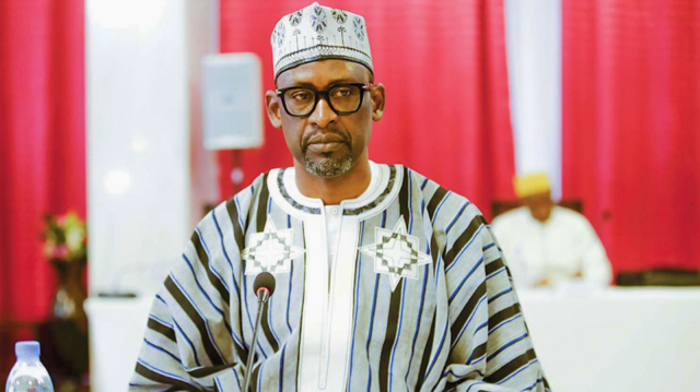 Le ministre malien des Affaires étrangères et de la Coopération internationale, Abdoulaye Diop, lors de l'ouverture le 14 mars 2024 à Lomé de la Conférence régionale de l'Afrique de l'Ouest en prélude au 9e congrès de Lomé.