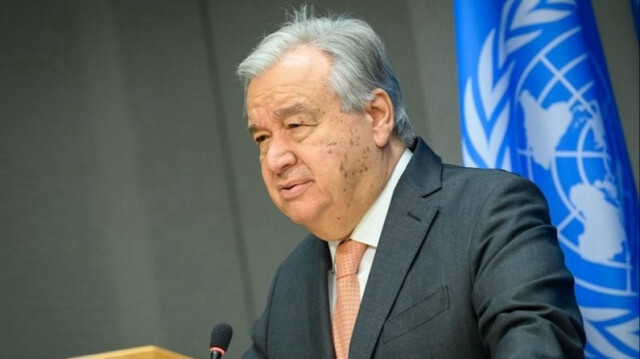 Le Secrétaire général des Nations Unies, Antonio Guterres,