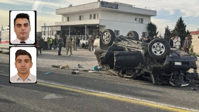 Şırnak'taki kazada polis memurları İlker Duran ve Fırat Der şehit oldu