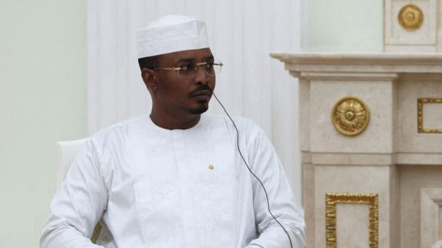 Le Président de la Transition du Tchad, Mahamat Idriss Deby, au Kremlin à Moscou, le 24 janvier 2024.