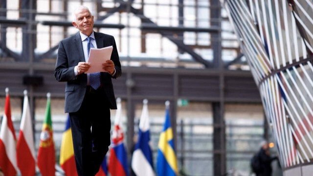 Le Haut Représentant de l'Union européenne pour les Affaires étrangères et la Politique de Sécurité, Josep Borrell, à Bruxelles, le 18 mars 2024.