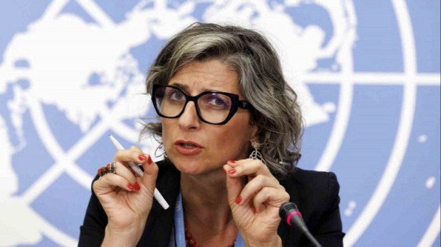 La Rapporteuse spéciale des Nations Unies sur la Palestine, Francesca Albanese.