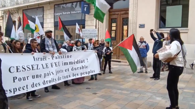 Manifestation en faveur de Gaza, à Toulon, le 2 mars 2024.