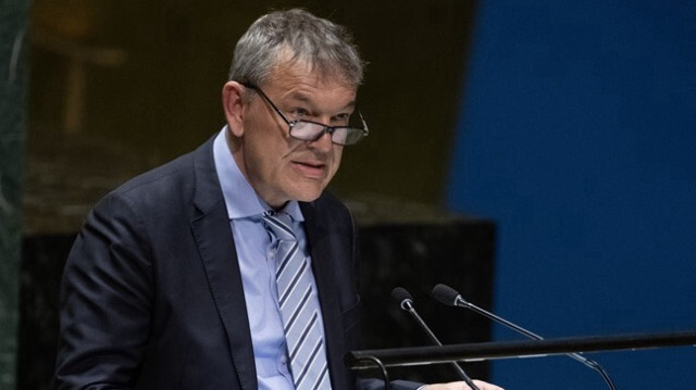 Le directeur de l'Office de secours et de travaux des Nations unies pour les réfugiés de Palestine (UNRWA), Philippe Lazzarini.