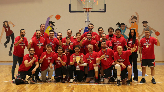 Potanın 'Yıldızları', Şirketler Arası Basketbol Ligi İstanbul'da şampiyonluğa ulaştı.