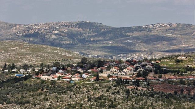 Les colonies israéliennes d'Itamar et d'Elon Moreh en Palestine occupée, le 20 mars 2024.